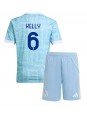 Juventus Lloyd Kelly #6 Venkovní dres pro děti 2025-26 Krátký Rukáv (+ trenýrky)